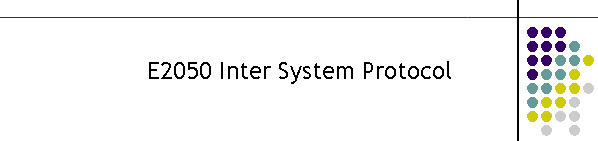 E2050 Inter System Protocol