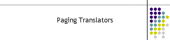 Paging Translators