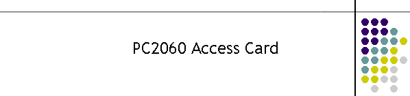 PC2060 Access Card