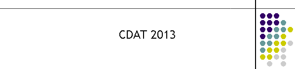 CDAT 2013