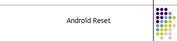 Android Reset