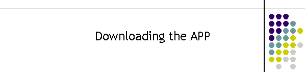 Downloading the APP