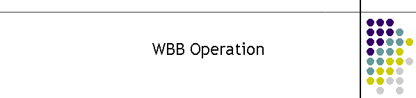 WBB Operation